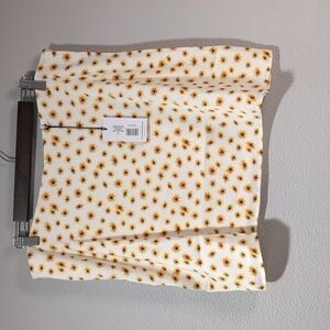 WEWOREWHAT‎ sunflower skirt XL mini slip skirt ditsy daisy